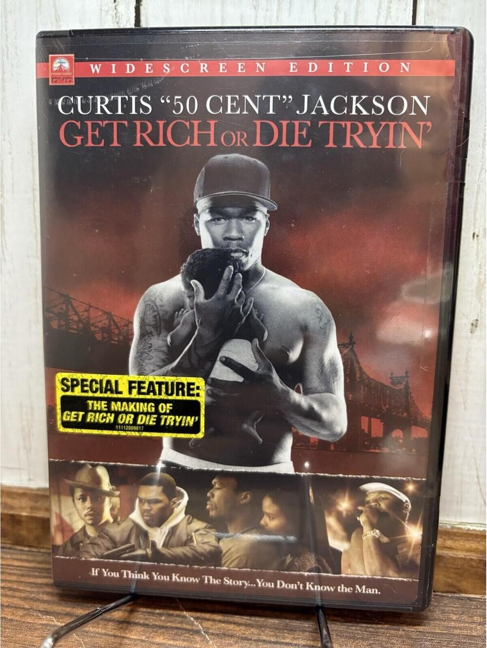 Get Rich or Die Tryin (DVD, 2005, Full Screen, Special Features) New Sealed